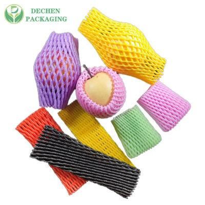 Foam EPE Protecting PE Mesh Net Fruit Packing Sleeve