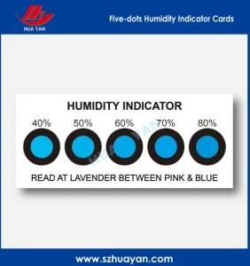 Blue 5 Dots Humidity Indicator Card for Moisture Sensitive Device