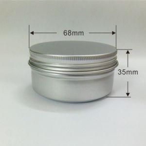 80ml Aluminum Jar with Screw Lid Round Tin Can