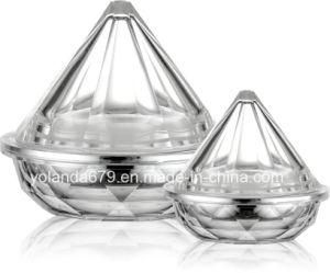 Diamond Shape Acrylic Cosmetic Jar