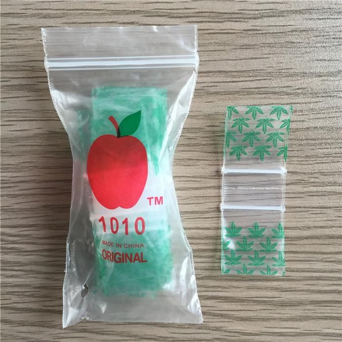 Eco Friendly Custom Printed Reusable Clear Poly Mini Grip Freezer Bags Mini Plastic Zipper Bag for Food Packaging