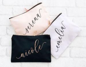 Holiday Gifts for Friends - Christmas Gifts for Women - Personalized Christmas Gifts for Her Personalized Make up Bag