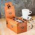 Custom Honey Sachet/Coffee/Organic Powder Package Box Recyclable Drawer Black Craft Paper Gift Box