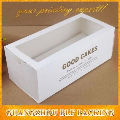 PVC Window Paper Biscuit Cookie Box Packaging
