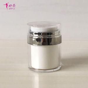 30g Airless Cosmetic Cream Jar with Press Pump for Skin Care Packaging
