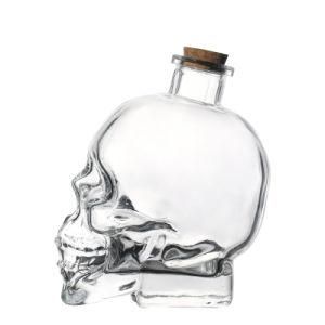 Factory Direct Sale Canning Food Wholesale Skeleton Shaped Storage Glass Jar