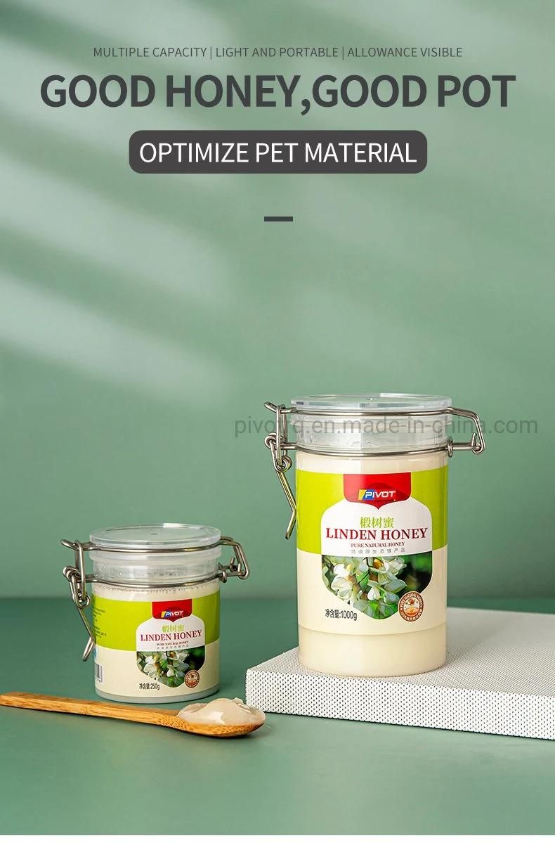 250g 8oz Round Containers Pet Food Seal Jars Storage Home Use Vacuum Seal Jar