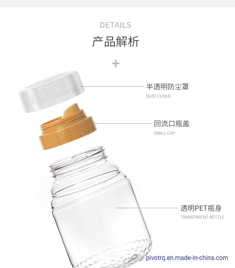 700g 1000g 500g 360ml 500ml 720ml Plastic Pet Honey Syrup Beverage Jam Bottle