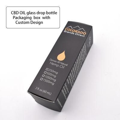 Custom Liquid Dropper Bottle Packaging Box for 30ml 60ml