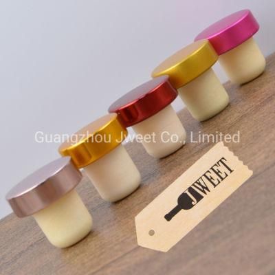 19mm Synthetic Cork Aluminum Top Bottle Stopper