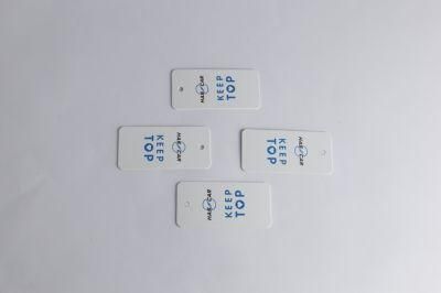 1000GSM 1mm Thick Paper Hangtag Swing Blue Hang Tag