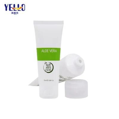 Plastic Cosmetic Packaging Green Recyclable PCR 70ml 80ml 100ml Lotion Tube