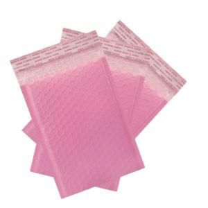 Multi-Size Mailing Courier Envelope Pink Bubble Bag Can Be Customized Printing