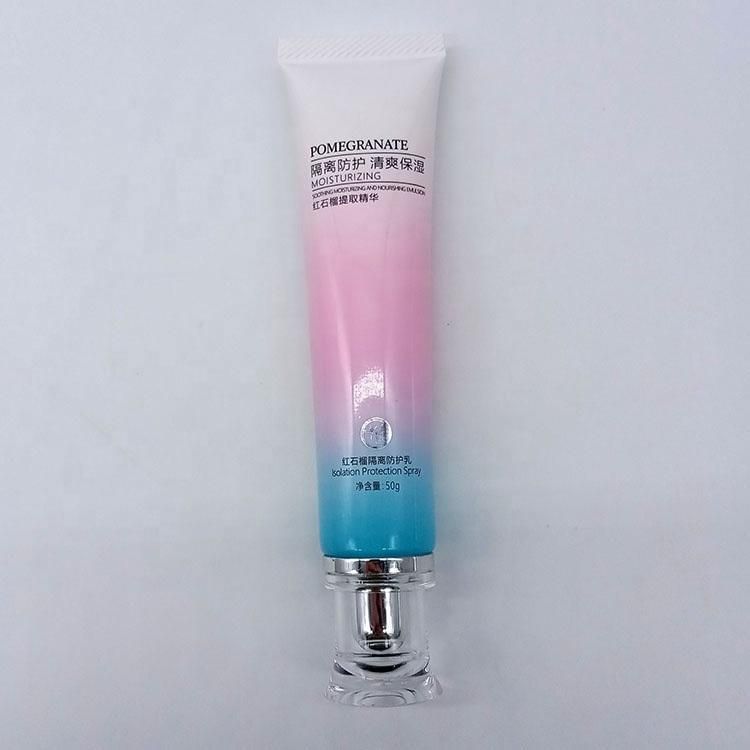 Cosmetic Tube Soft Plastic Tube for Sunscreen Cosmetic Packaging Tube