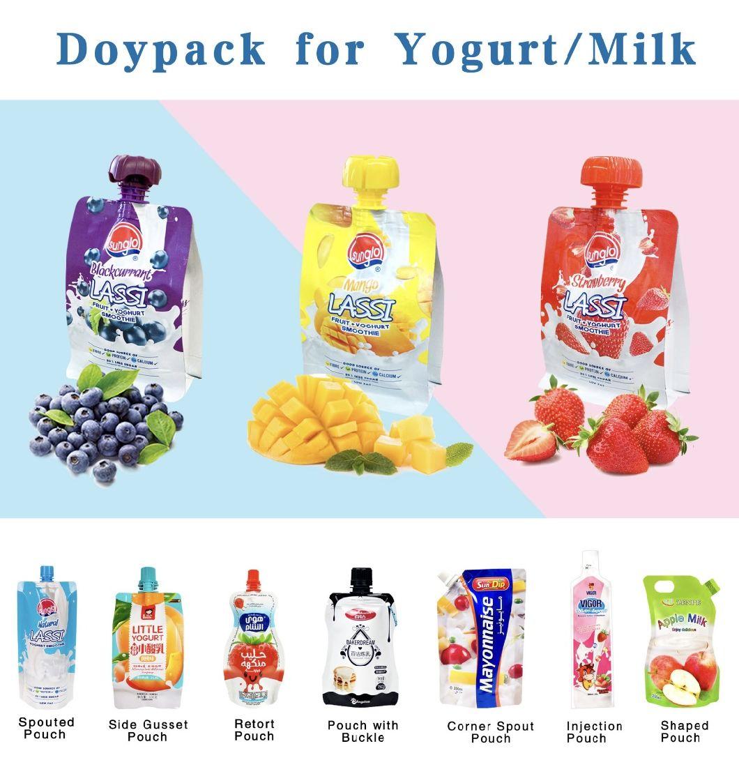 Doypack Juice Yogurt Pouch Spout Pouch Baby Food Pouch