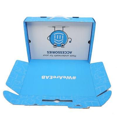 Customized Corrugated Carton Boxes with Plastic Handle