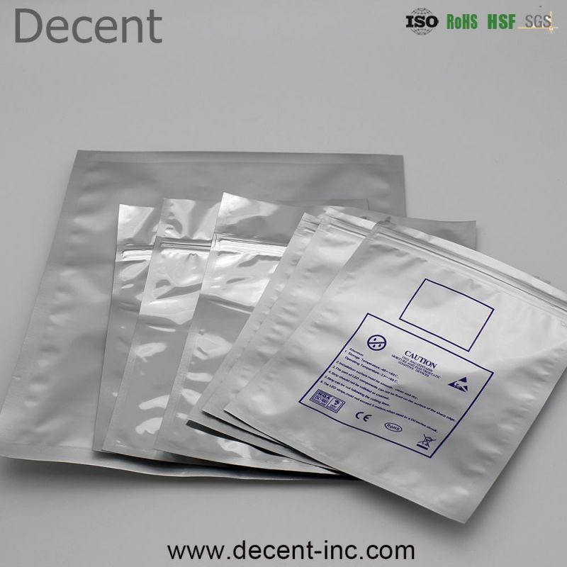 Decent High Quality Aluminum Foil Plastic Zipper Packing Bag for LED Light Strip/PCB Board Packing/IC Vacuum Packaging Bag