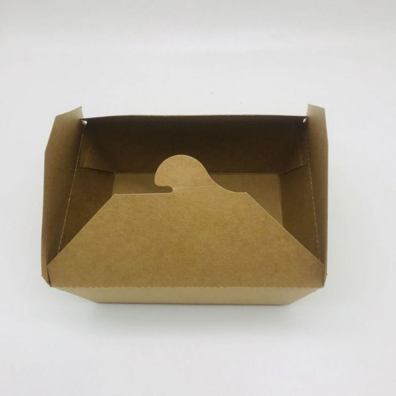 Disposable Kraft Paper Fast Food Container