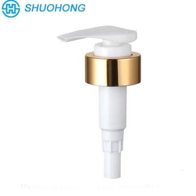 White 33mm Neck Pressure Lotion Pump Dispenser