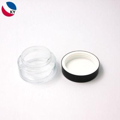50g 100g Clear Cream Glass Jar with Cardboard Packing Box Gift Packaging Paper Box