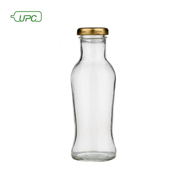 250ml Glass Juice Bottle with Metal Cap