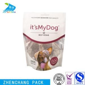 Eco - Friendly Aluminum Foil Laminated PE Pet Stand up Pouch Pet Food Packaging Bag