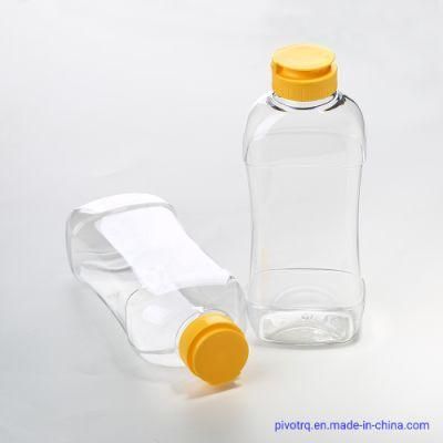 500ml Pet Plastic Squeeze Bottles for Packing Salad Sauce, Steak Sauce