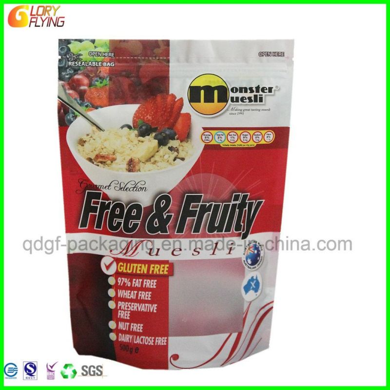 Stand up Food Packaging Zip Lock Bag for Packing Different Kinds of Food