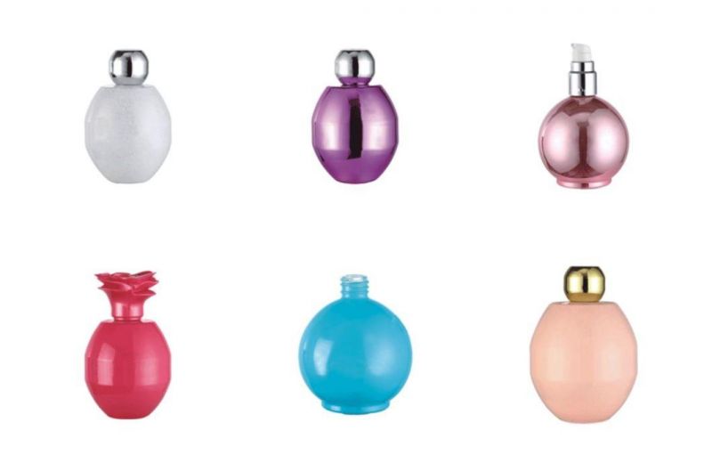 100ml The Human Shape of The Ladies Perfume Bottle UV Coating Glass Bottle Can Be Customized Color