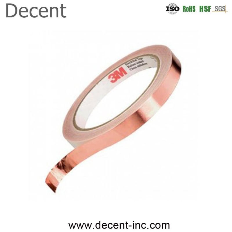 Easy Die Cutting 3M Copper Foil Adhesive Tape with Conductive Adhesives for EMI Shielding