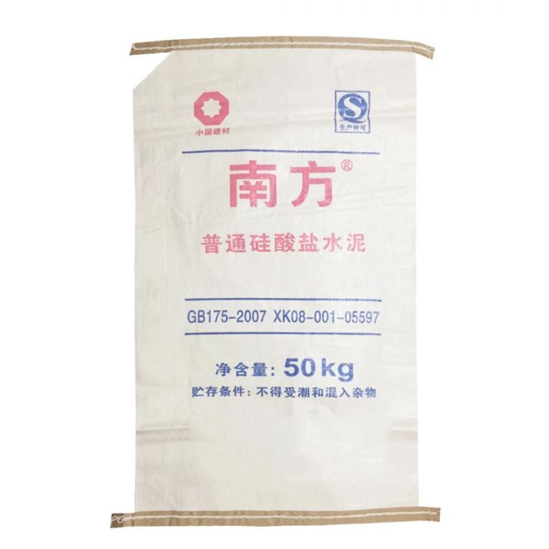 Colorful Printed BOPP Laminated 50kg 60kg Custom Large PP Cement Sack Bag with Valve Cement Sand Bag