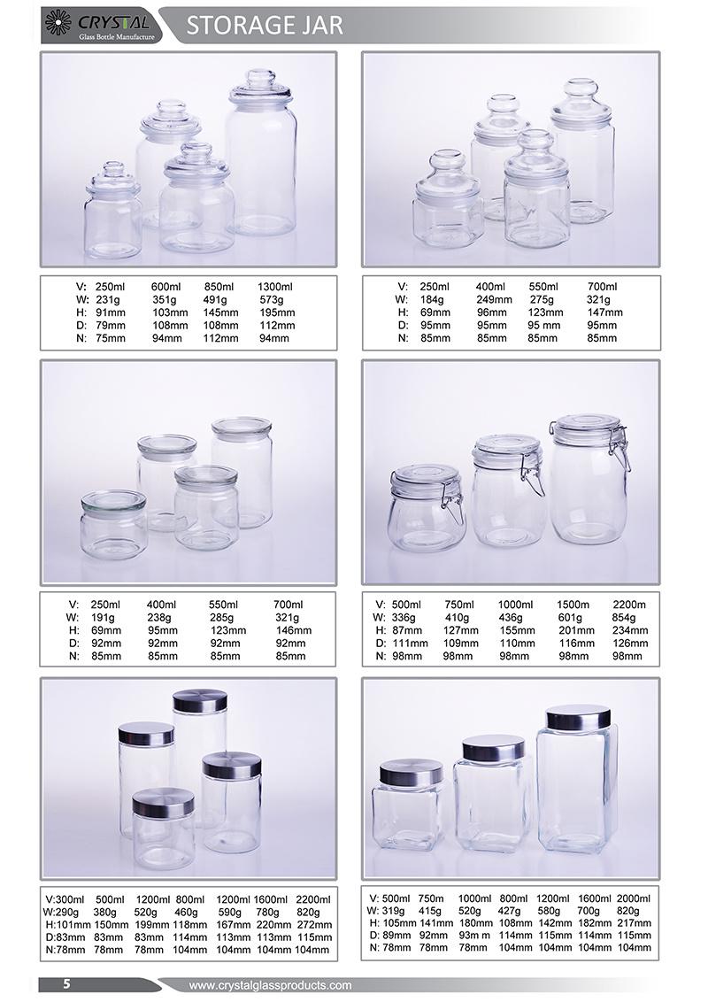 High Quality Glass Bottles for Water, Milk, Beverage or Other Liquid