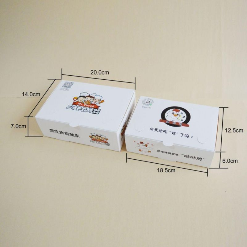 Customzied Hamburger Food Package Print Your Logo Box Apple Pie Snack Packaging Food Packaging Boxes Take out Container Food Box Luch Box