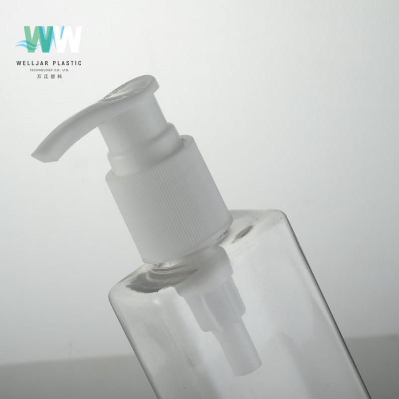 100ml Plastic Pet Square Bottle with Pump Sprayer