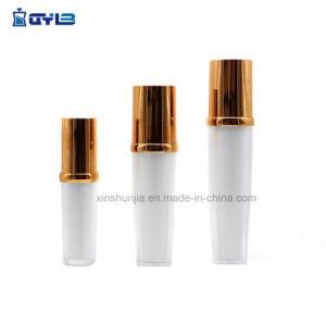 Different Capacities of Luxury Popular Golden UV Plastic Bottles Cosmetic Packaging