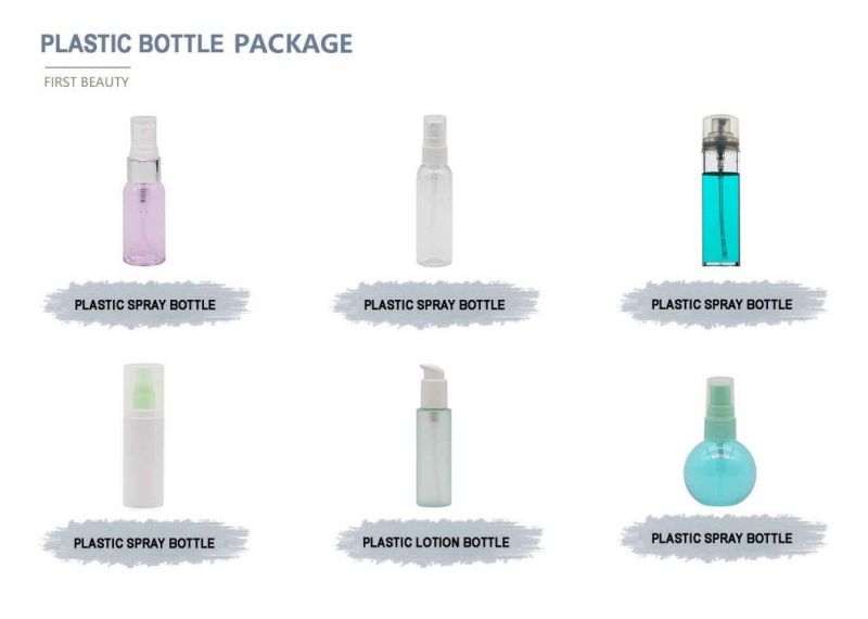 Plastic Spray Bottle Round Cosmetic Mist Spray Bottle