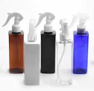 250ml Pet Plastic Square Personal Care Hair Care Perfume Bottle for Home Garden Airfresher Spray