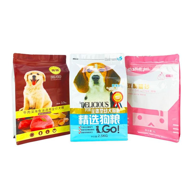 Customized Food Packaging Pouches Alunminun Foil Bag for Pets Food