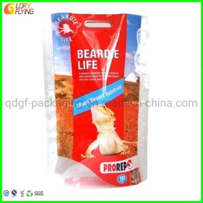 Dog Food Bag with Hard Plastic Handles for Heavy-Duty Food Packaging