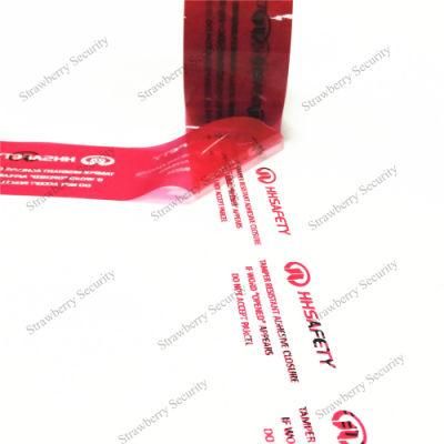 Pet Tamper Evident Tape for Carton Box