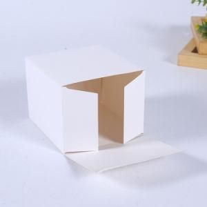Wholesale Custom Boxes White Square Cardboard Box, Square White Cardboard Gift Box with Lids, High Gloss White Cardboard Box