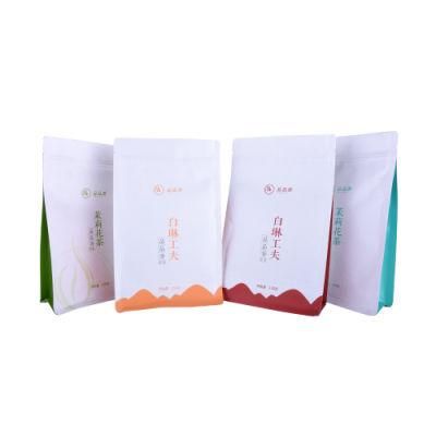 Reuse Paper Self-Sealing Flexible Packaging Custom Herbal Aluminum Food Bag