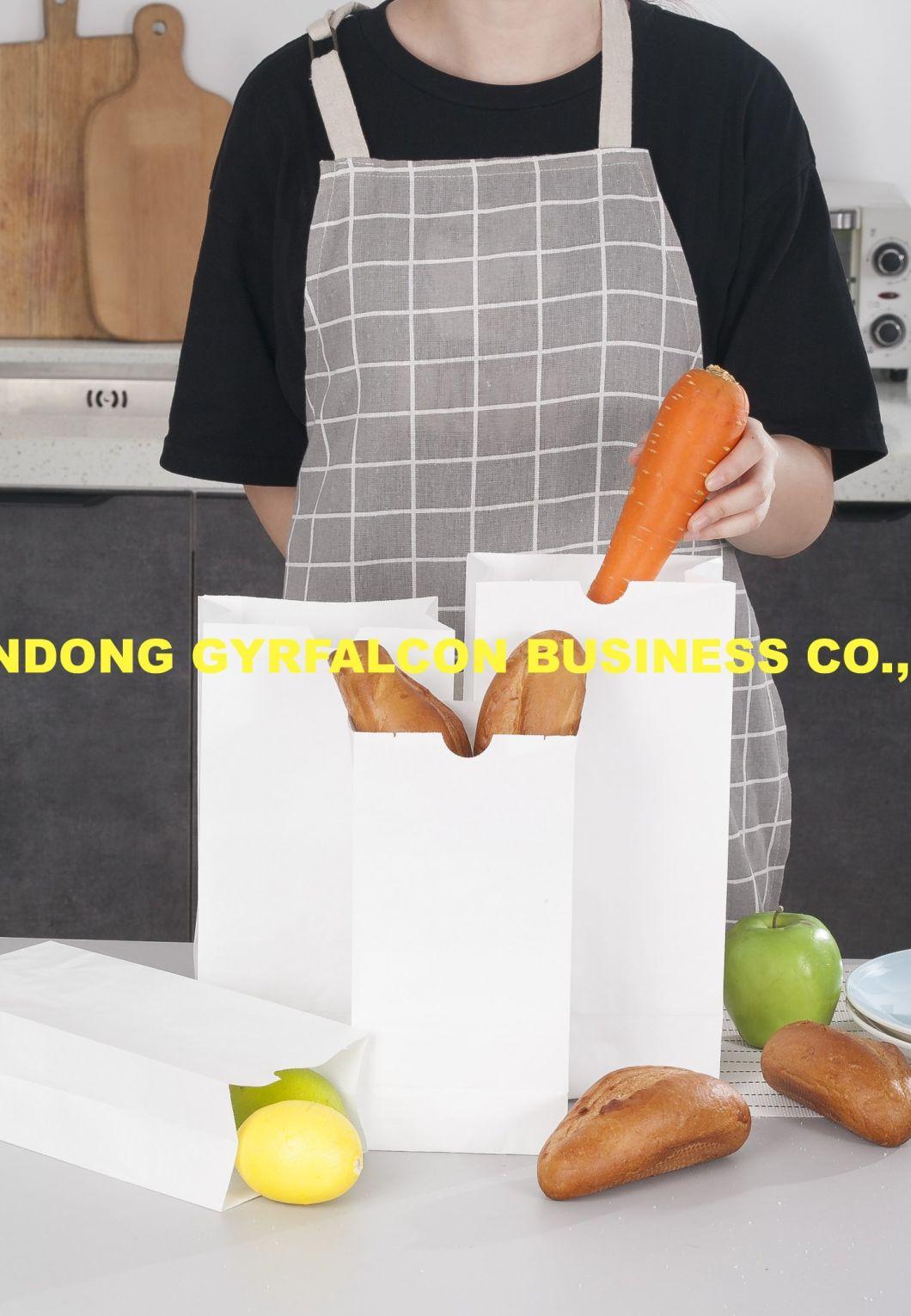 OEM Service Biodegradable White Kraft Paper Bag