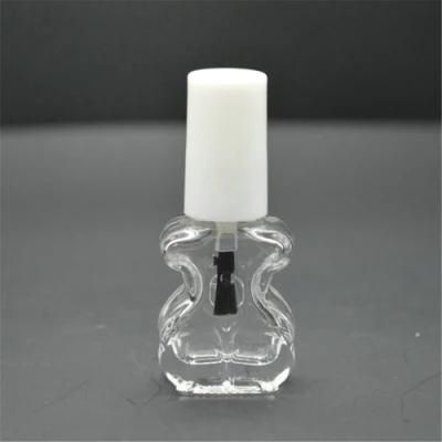 New Style Glass Bear Shaped Nail Polish Bottles