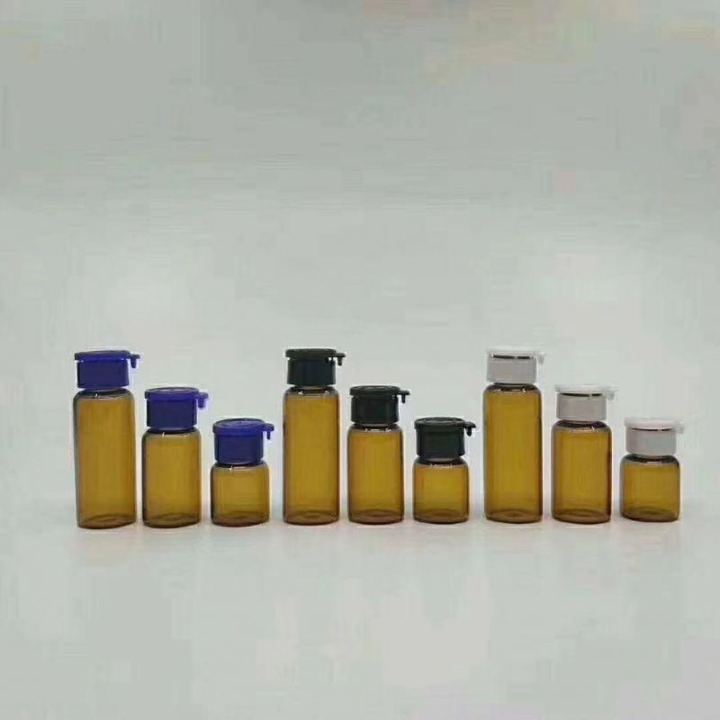 Ds020 Hot Selling Clear Amber Blue Round Essential Oil Glass Bottle Have Stock