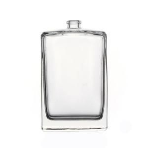 High Quality Wholesale Clear Square Cosmetic Perfume Glass Bottle for Personal Care