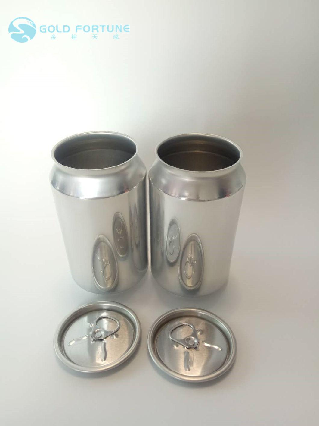 Food Packaging Easy End Open Beverage Can Aluminium Lid