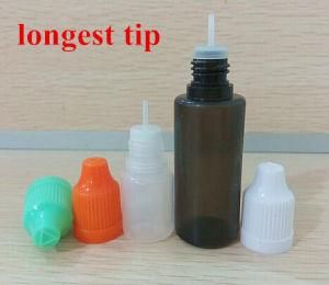 ISO9001 5ml and 20ml Longest Tip Bottle with Childproof Cap