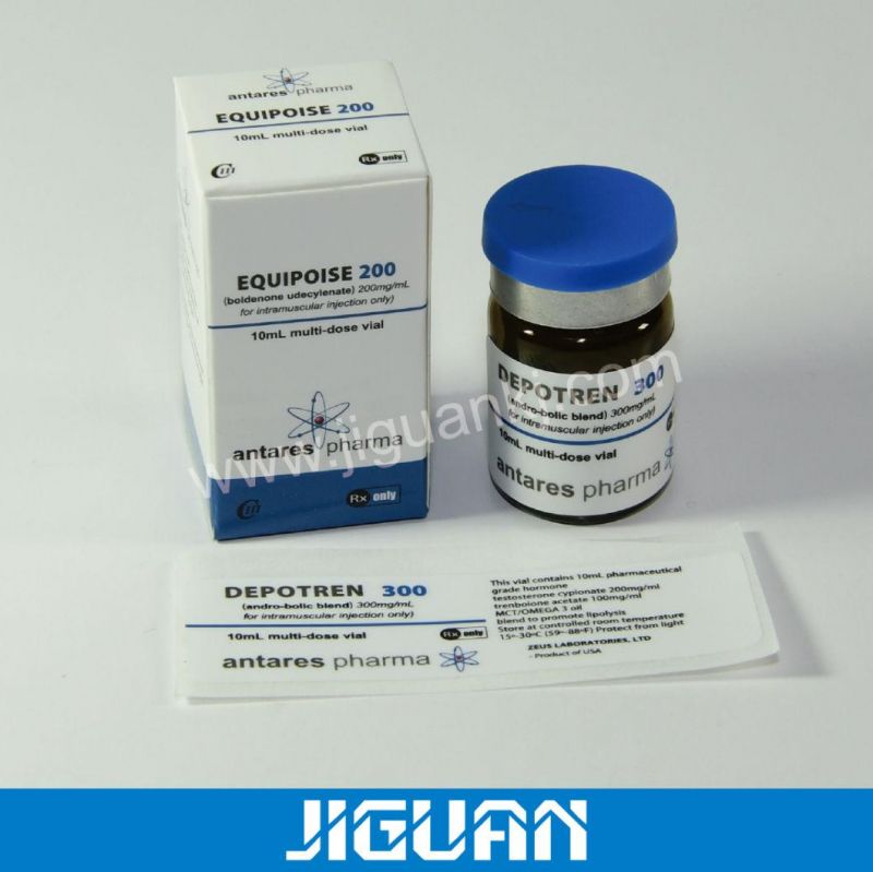 Customized High Quality Pharmaceutical Steroid 10ml Non-Hologram Vial Box