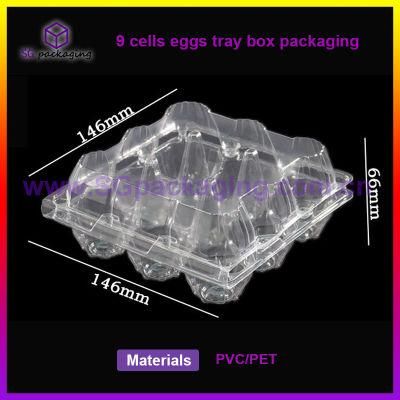 2/4/6/8/9/10/12/15/18/20/24/28/30 Blister Transparent Packaging Egg Tray